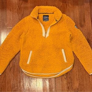 Simply Southern Bright Orange Sherpa Jacket